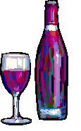 glass and bottle